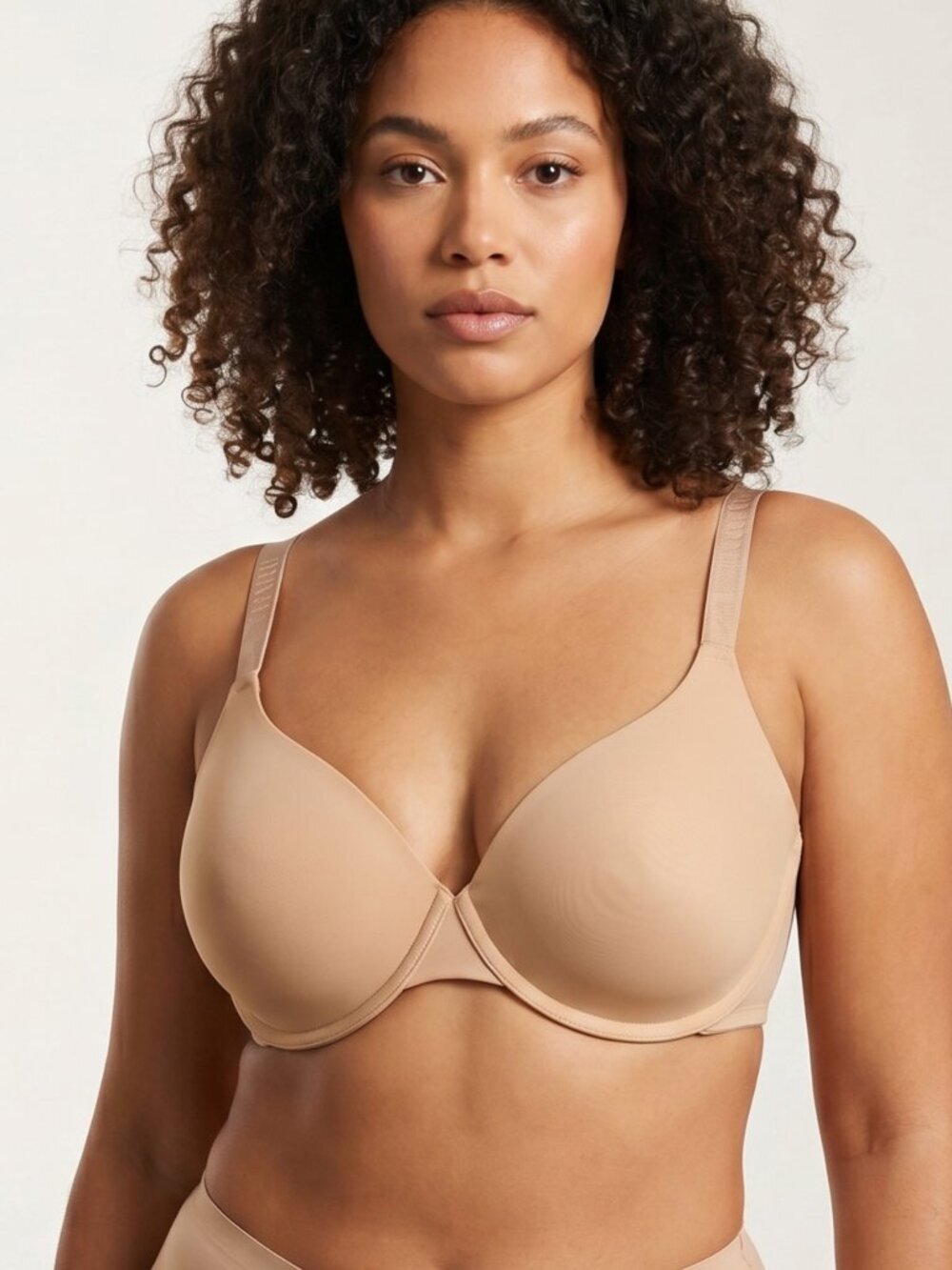 NWT | Steve Madden "Praline" Beige Smooth T-Shirt Bra | Size 34DD